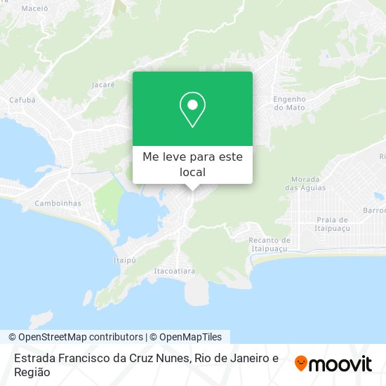 Estrada Francisco da Cruz Nunes mapa