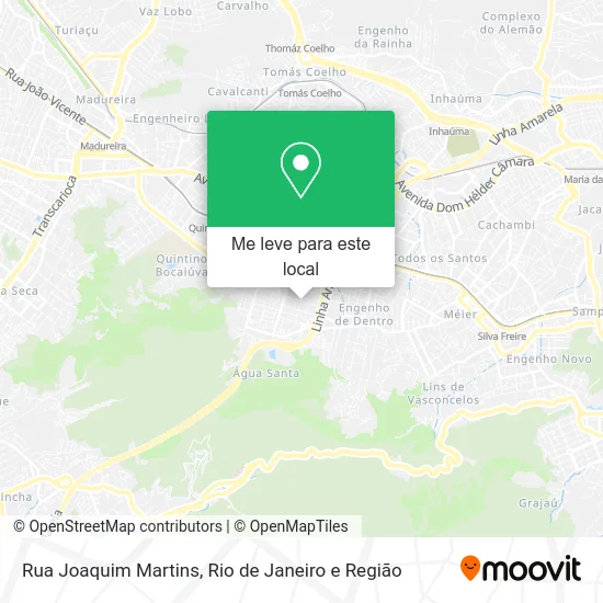 Rua Joaquim Martins mapa