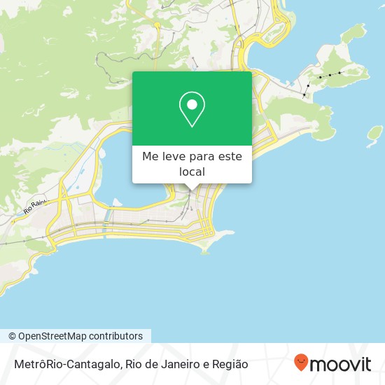 MetrôRio-Cantagalo mapa