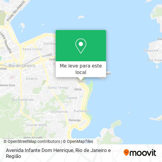 Avenida Infante Dom Henrique mapa