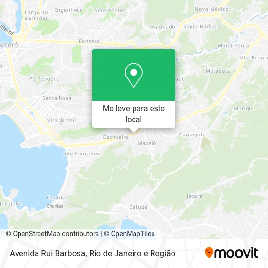 Avenida Rui Barbosa mapa