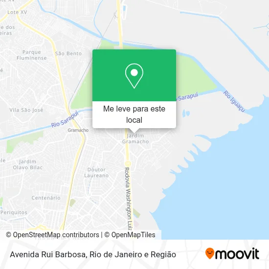 Avenida Rui Barbosa mapa