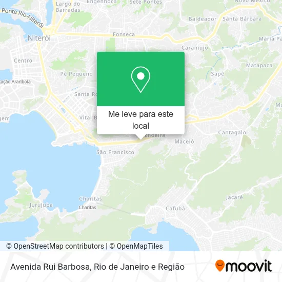Avenida Rui Barbosa mapa