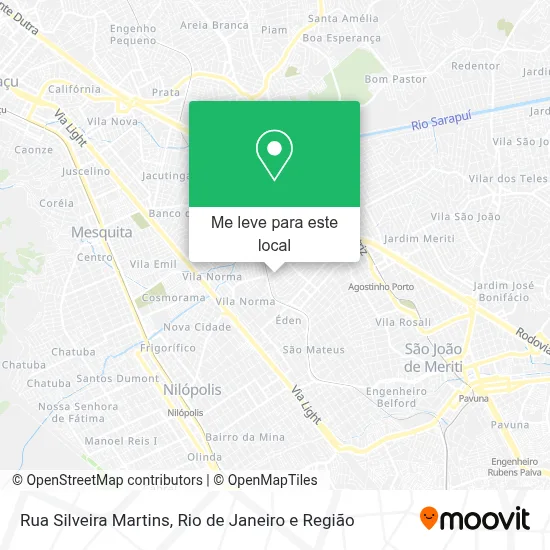 Rua Silveira Martins mapa