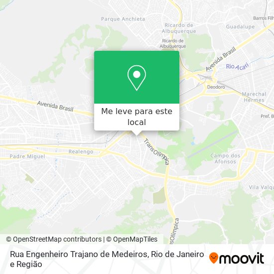 Rua Engenheiro Trajano de Medeiros mapa