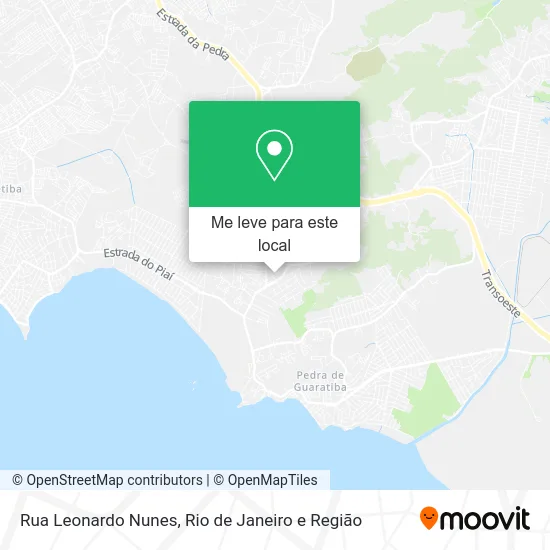 Rua Leonardo Nunes mapa