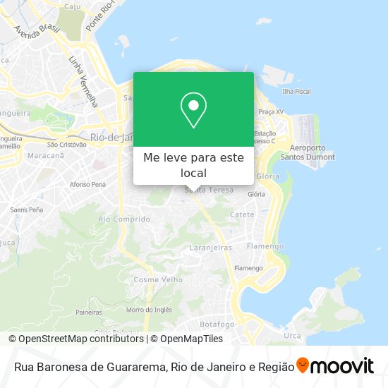Rua Baronesa de Guararema mapa
