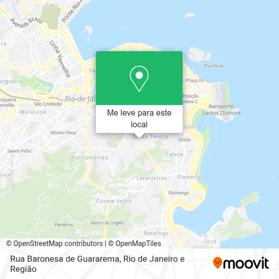 Rua Baronesa de Guararema mapa