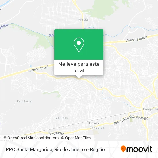 PPC Santa Margarida mapa