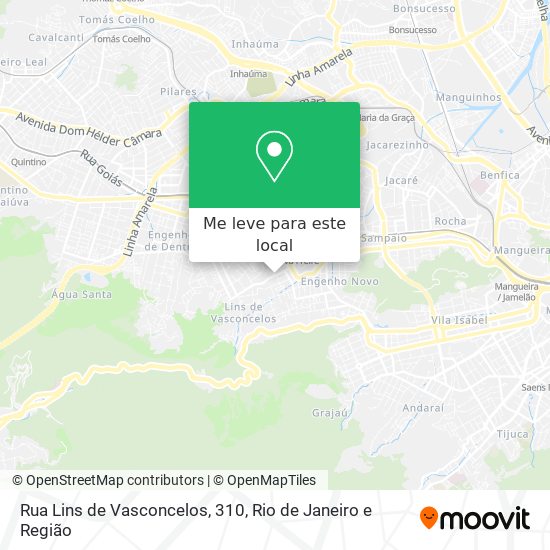 Rua Lins de Vasconcelos, 310 mapa