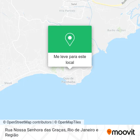 Rua Nossa Senhora das Graças mapa