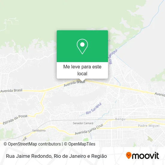 Rua Jaime Redondo mapa