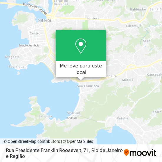 Rua Presidente Franklin Roosevelt, 71 mapa