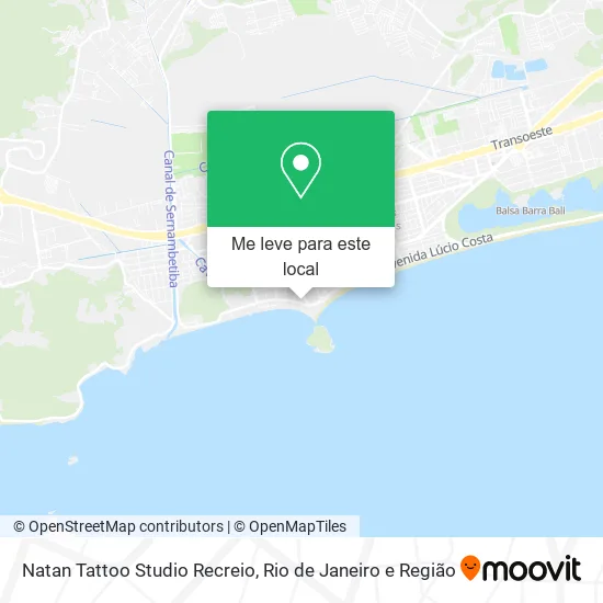 Natan Tattoo Studio Recreio mapa