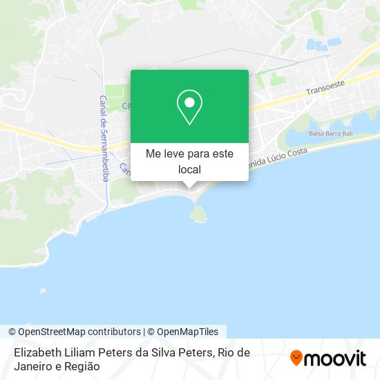 Elizabeth Liliam Peters da Silva Peters mapa