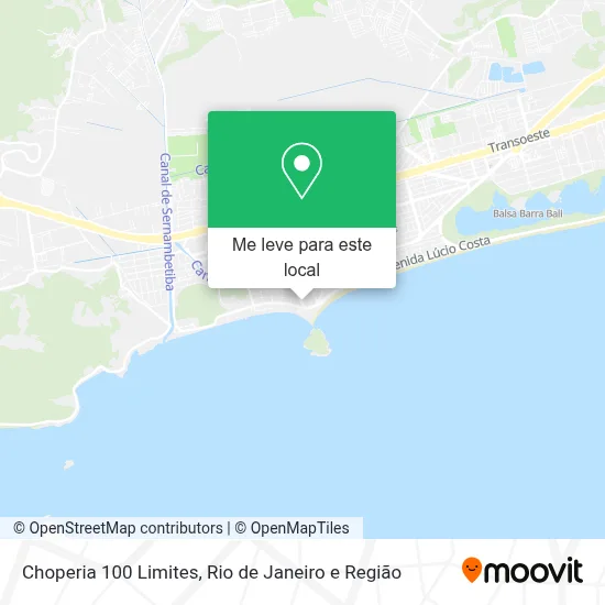 Choperia 100 Limites mapa