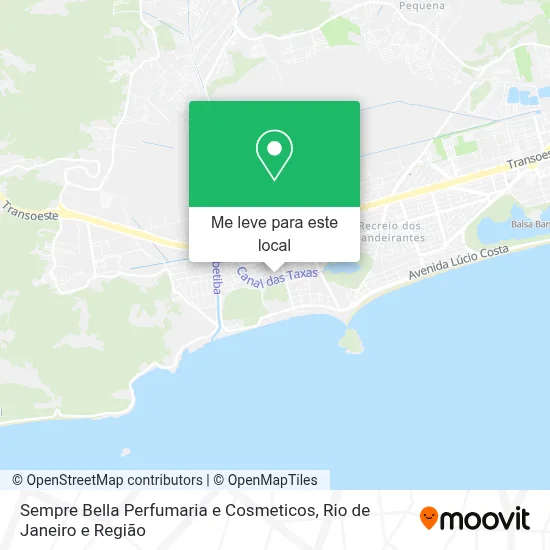 Sempre Bella Perfumaria e Cosmeticos mapa