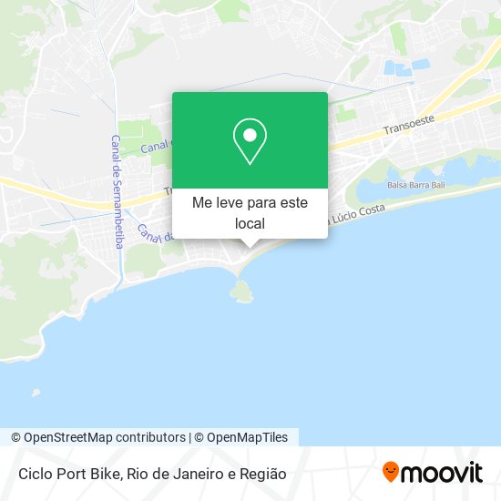 Ciclo Port Bike mapa