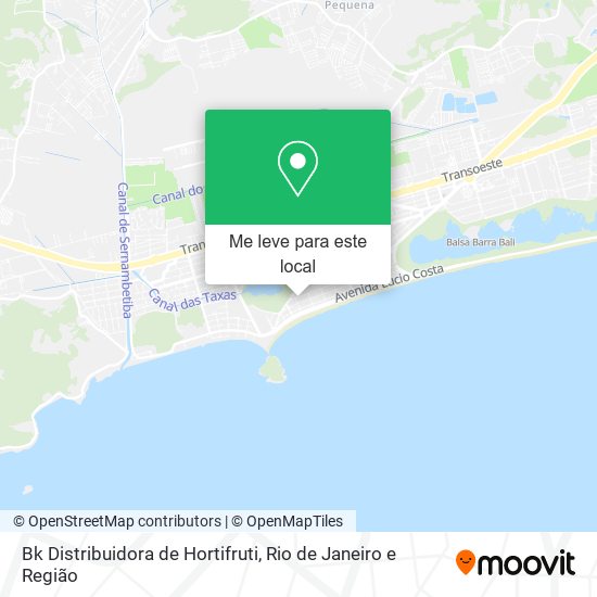 Bk Distribuidora de Hortifruti mapa