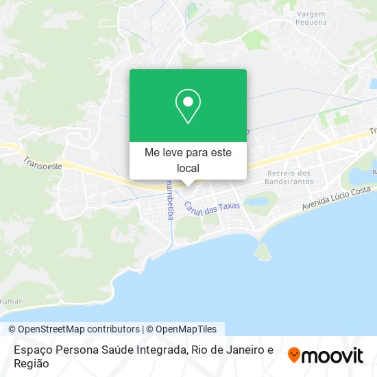 Espaço Persona Saúde Integrada mapa