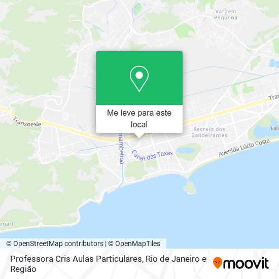 Professora Cris Aulas Particulares mapa