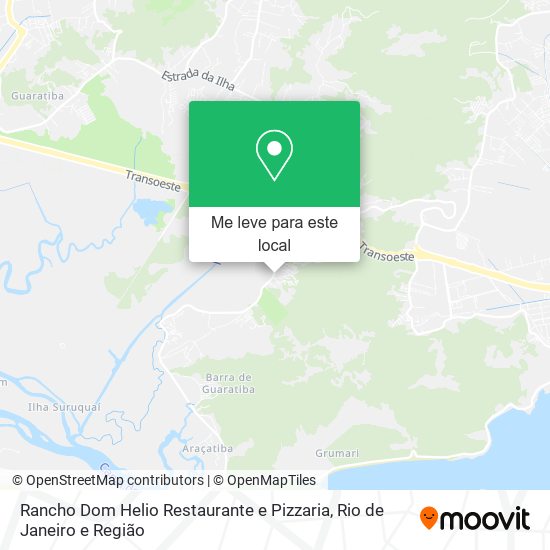 Rancho Dom Helio Restaurante e Pizzaria mapa