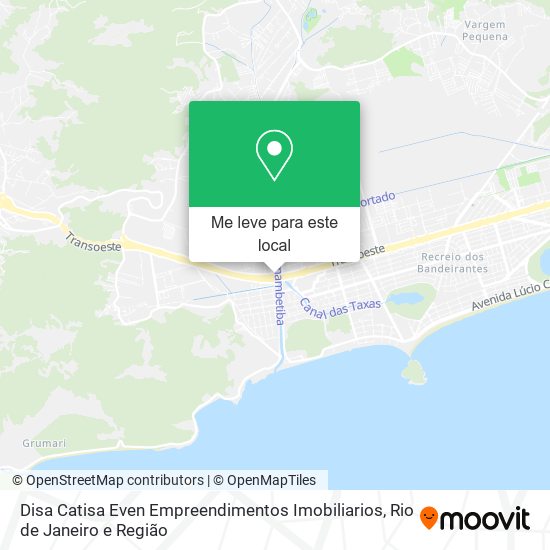 Disa Catisa Even Empreendimentos Imobiliarios mapa