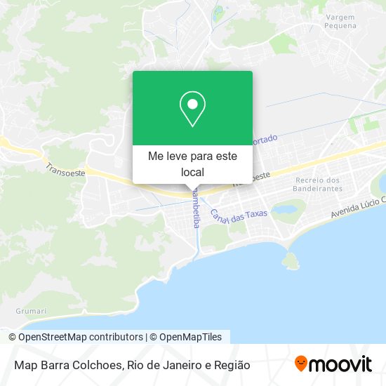 Map Barra Colchoes mapa