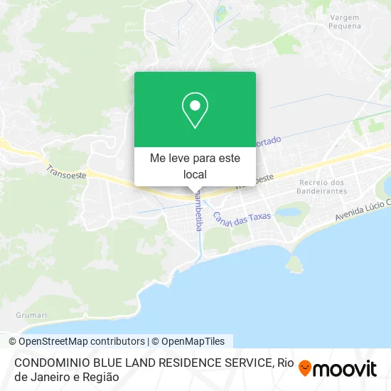 CONDOMINIO BLUE LAND RESIDENCE SERVICE mapa