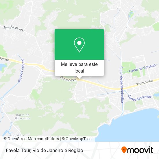 Favela Tour mapa