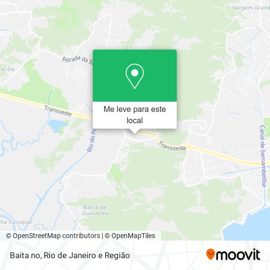 Baita no mapa