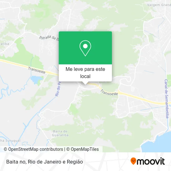 Baita no mapa