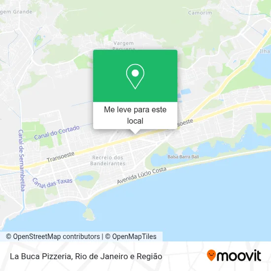 La Buca Pizzeria mapa
