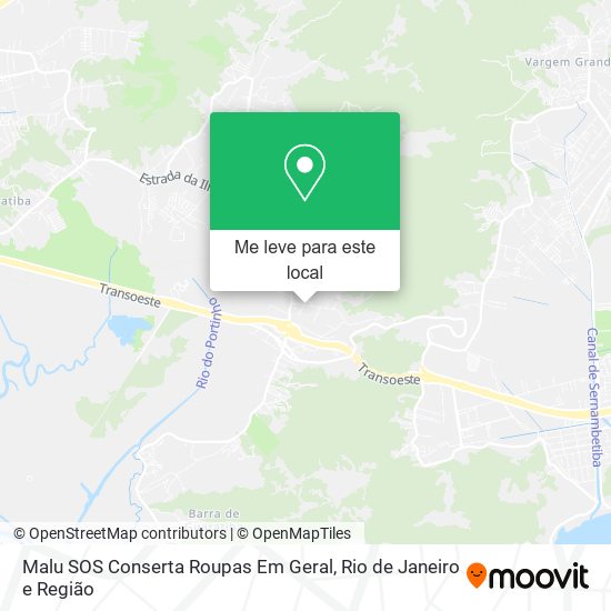 Malu SOS Conserta Roupas Em Geral mapa