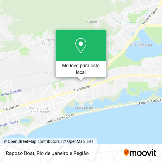 Raposo Boat mapa