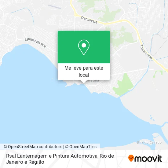Rsal Lanternagem e Pintura Automotiva mapa