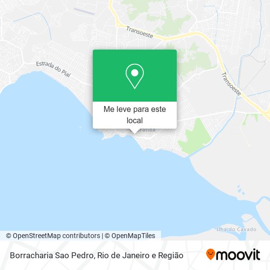 Borracharia Sao Pedro mapa