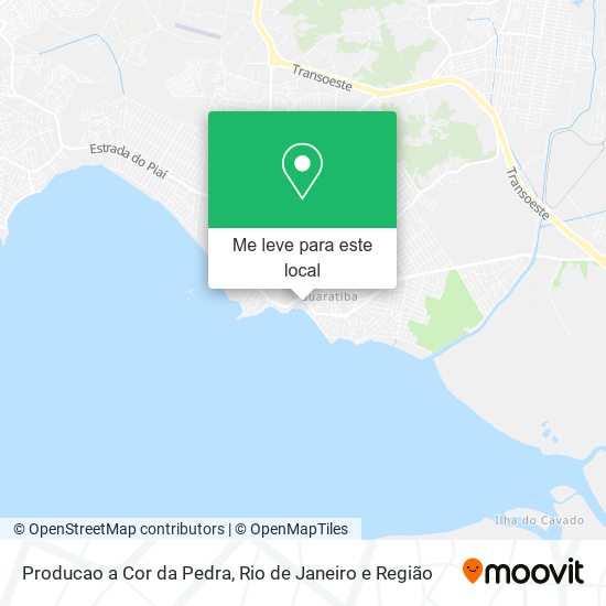 Producao a Cor da Pedra mapa