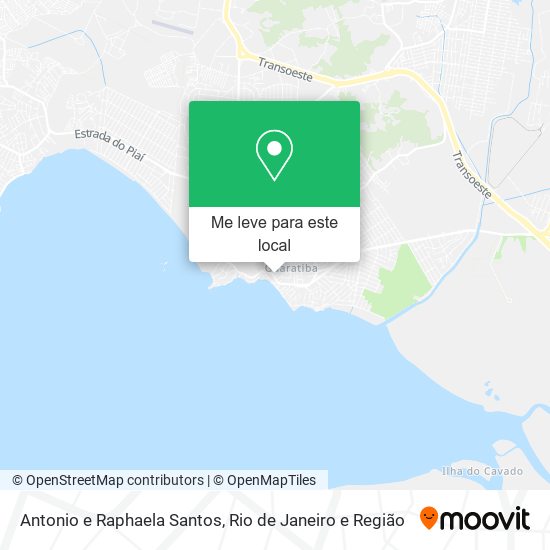 Antonio e Raphaela Santos mapa