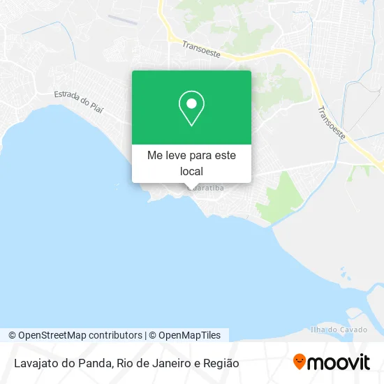 Lavajato do Panda mapa
