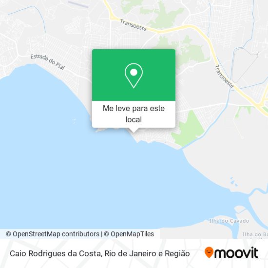 Caio Rodrigues da Costa mapa