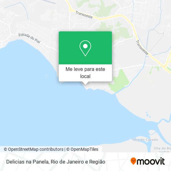 Delicias na Panela mapa