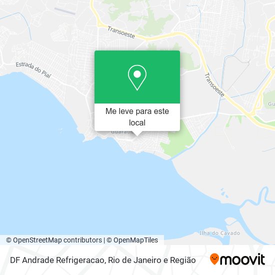 DF Andrade Refrigeracao mapa