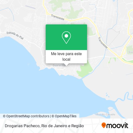 Drogarias Pacheco mapa