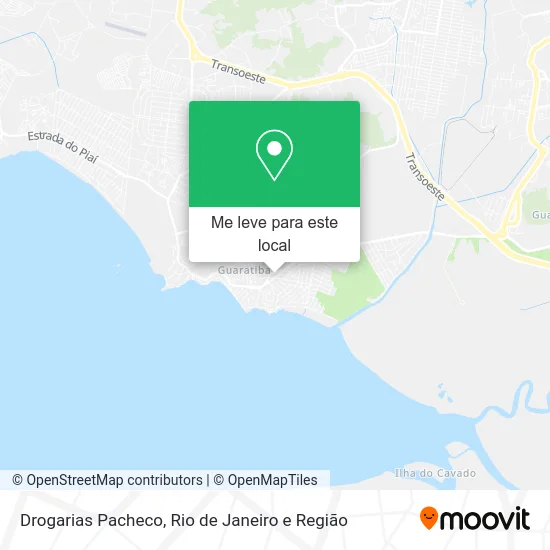 Drogarias Pacheco mapa
