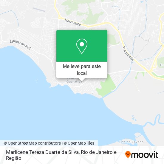 Marlicene Tereza Duarte da Silva mapa