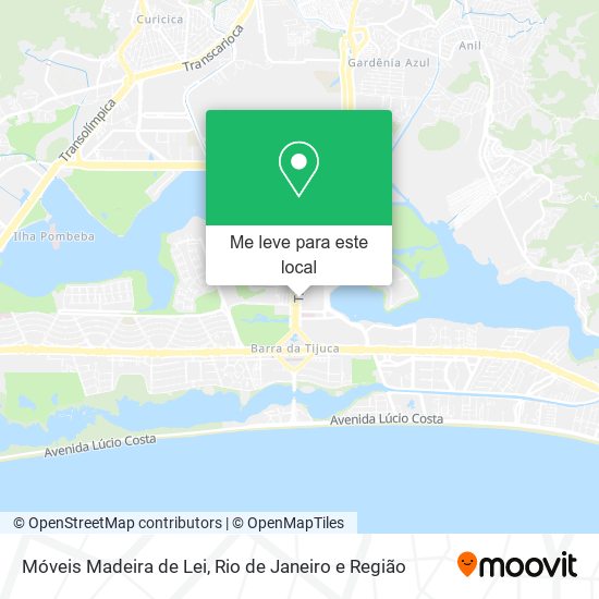 Móveis Madeira de Lei mapa