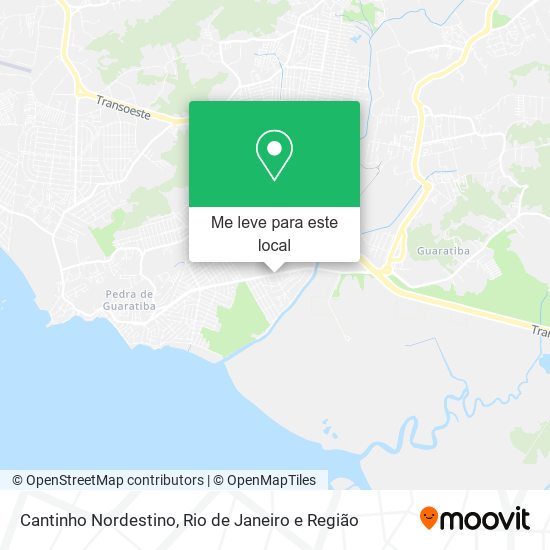 Cantinho Nordestino mapa