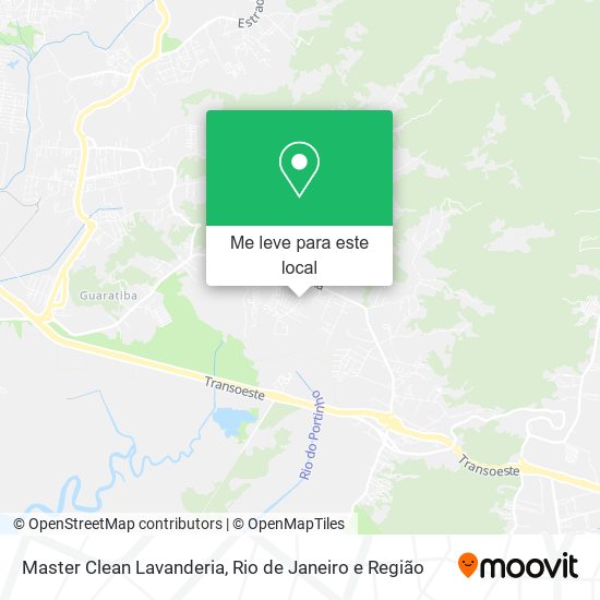 Master Clean Lavanderia mapa