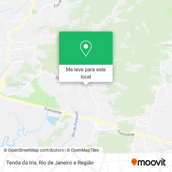 Tenda da Iris mapa